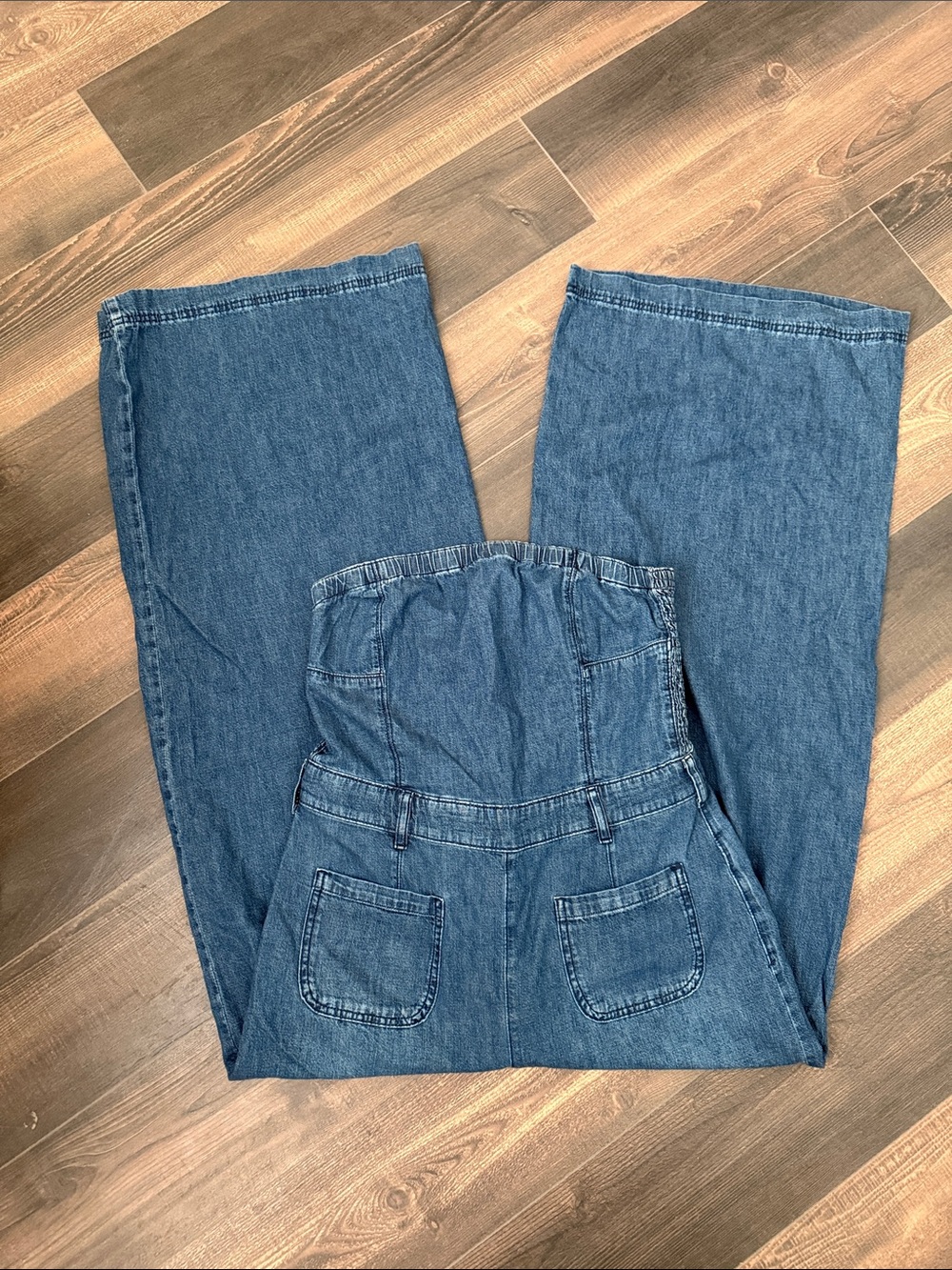 Pilcro Dark Blue Denim jumpsuit